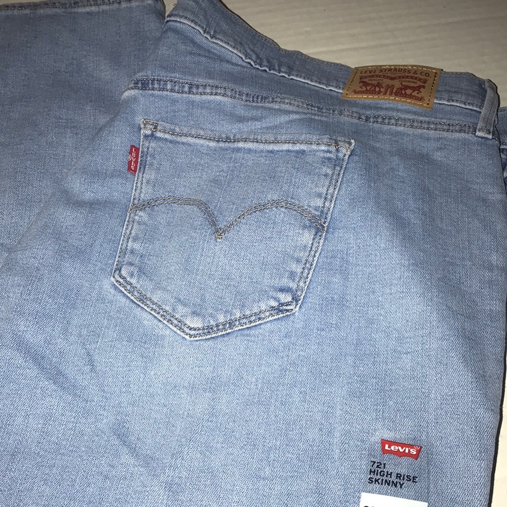 NWT Levi's 721 High-Rise Skinny Jeans - Plus Size - Picture 6 of 11